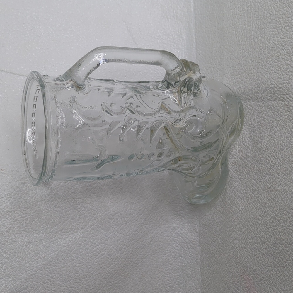 Libbey of Canada Clear Glass Boot Shaped Mug - Picture 3 of 8